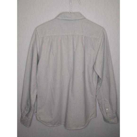 Striped Gray Oxford-collar Shirt - Picture 2 of 4